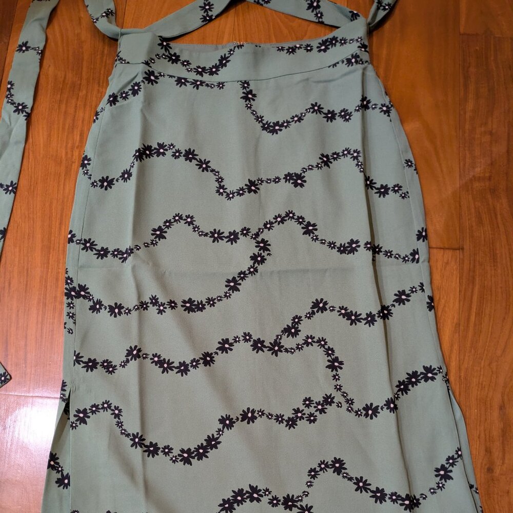 Ann Taylor Tie Waist Floral Skirt